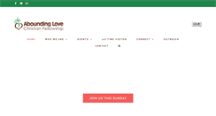 Desktop Screenshot of aboundinglove.net